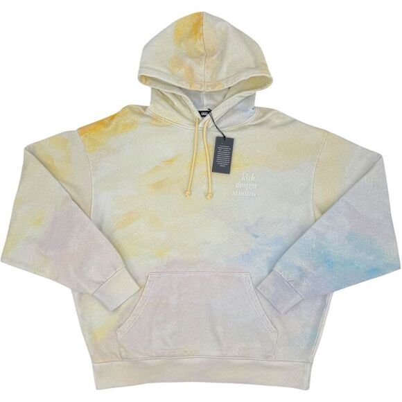 NEW Kith Design Studios Nelson Hoodie Spirited Tie-Dye Watercolor Large - Picture 3 of 14